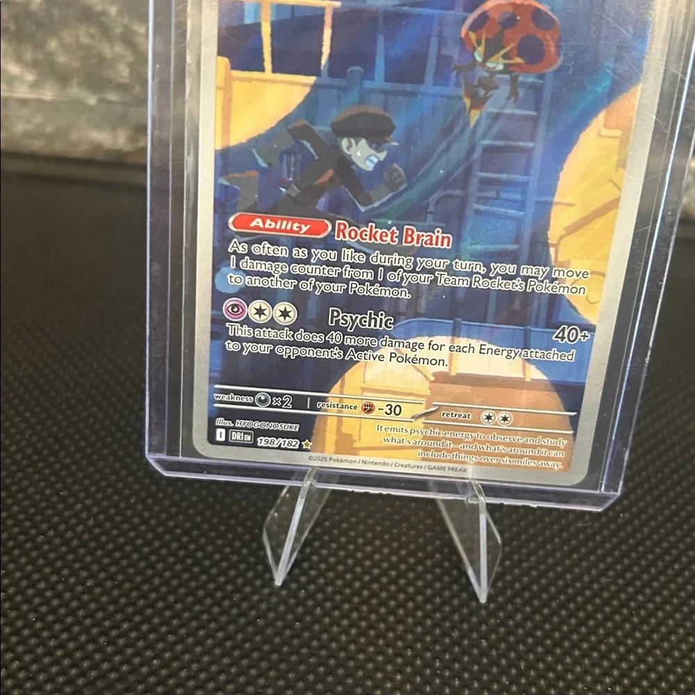 Pokemon Team Rocket’s Orbeetle 198/182 IR Holo from the Destined Rivals set M/NM